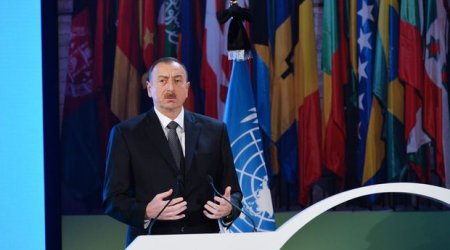 İlham Əliyev: Mən müsəlman ölkəsini təmsil edirəm