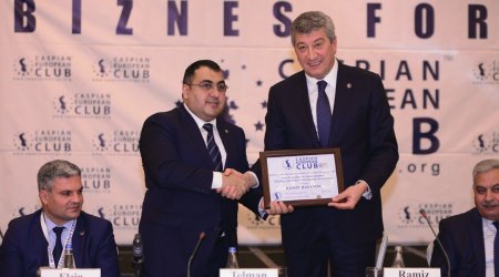 Caspian European Club holds business forum