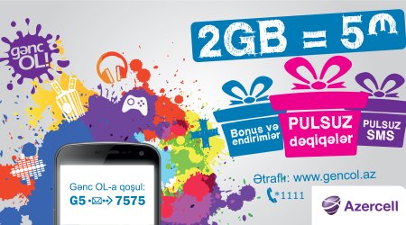 Choose Gənc OL and enjoy numerous discounts