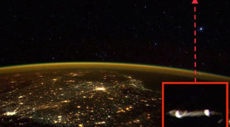 Astronaut tweets pic of 'UFO' from Space Station