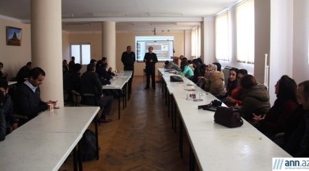 Ekstremal situasiyada işləməyə hazırlaşan jurnalistlər - FOTOLAR