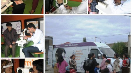 Azercell’s Mobile Eye Clinics examines over 500 people
