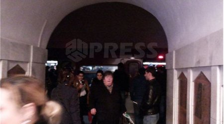 Bakı metrosunda həyəcanlı anlar