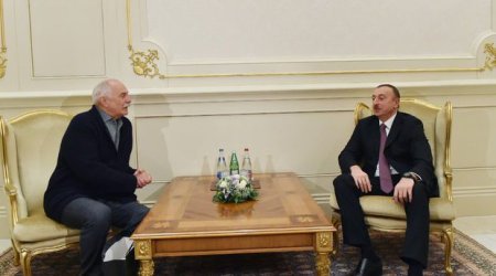 İlham Əliyev Nikita Mixalkovu qəbul etdi - FOTOLAR