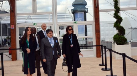 Mehriban Əliyeva və Leyla Əliyeva İqlim Dəyişikliyi üzrə Konfransda - Fotolar