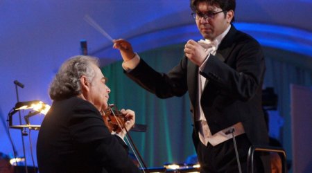 Rusiya Milli Simfonik Orkestri Əyyub Quliyevin rəhbərliyi ilə çıxış edib