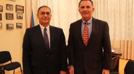 Asim Mollazade meets Israeli ambassador to Azerbaijan