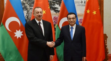 İlham Əliyev: “Azərbaycan Çin mallarının Avropaya çıxarılmasında infrastruktur imkanlarına malikdir”