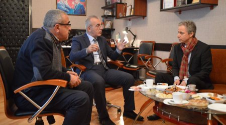 İsveç Krallığının Azərbaycandakı səfirliyinin nümayəndəsi GTT-nin qonağı oldu - Fotolar