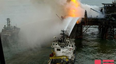 “Günəşli”də yanğın davam edir – FOTOLAR