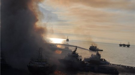 No threat of oil spill as fire at oil wells put out, SOCAR says