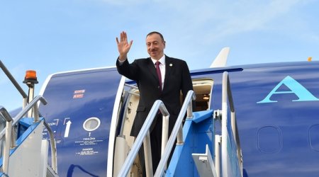 Azərbaycan prezidenti İsveçrəyə gedib