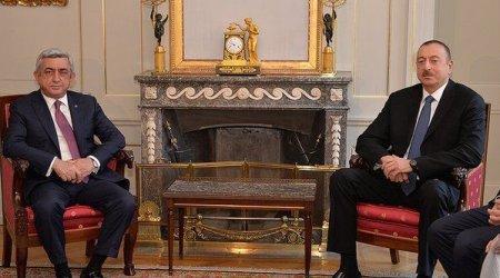 Azərbaycan və Ermənistan prezidentlərinin görüşü başladı