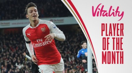 Ozil is Vitality Player of the Month