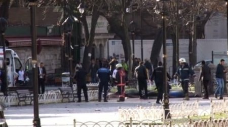 ​İstanbulda güclü partlayış: 9 alman turisti öldü - VİDEO