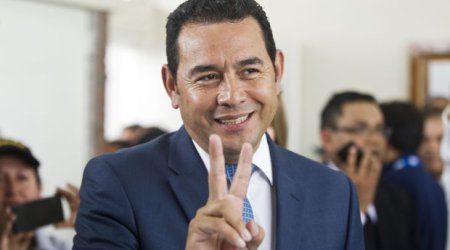 Aktyor Qvatemalanın prezidenti oldu