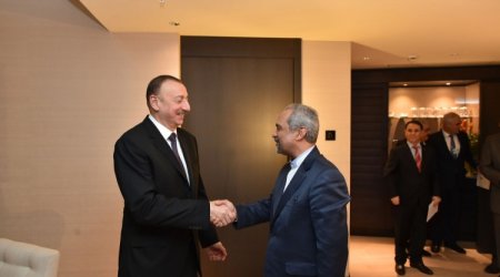 İlham Əliyev İran Prezidenti Administrasiyasının rəhbəri ilə görüşdü - FOTOLAR