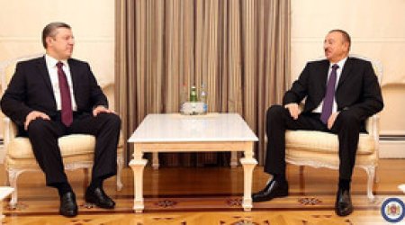 İlham Əliyev Gürcüstanın baş naziri ilə görüşdü