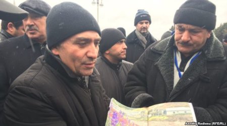 Azerbaijan gold mine workers protest lack of salary