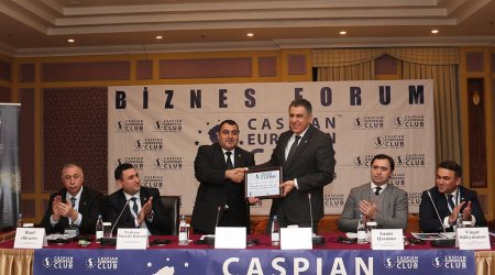 Caspian European Club (Caspian Business Club) holds business forum with participation of management of Akkord Corporation