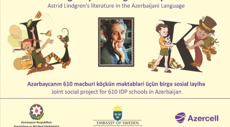 Məşhur uşaq yazarının 9 kitabı Azərbaycan dilinə tərcümə edildi