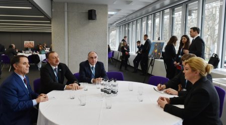 İlham Əliyev Londonda Xorvatiya Prezidenti ilə görüşdü