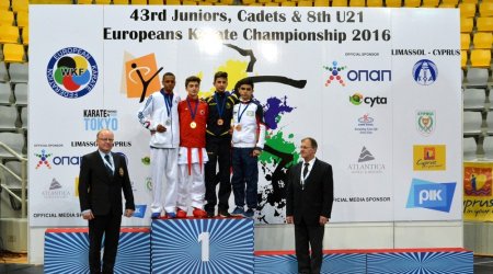 Junior Azerbaijani karate fighter claims European bronze