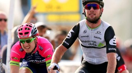 Mark Cavendish wins opening stage in Tour of Qatar