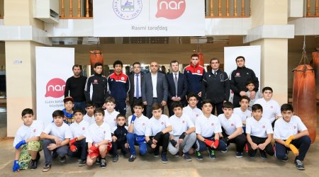 Nar has organized professional boxing trainings for orphans and children from poor families