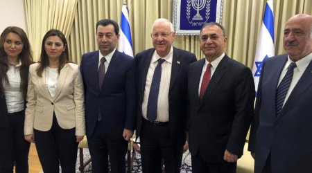 Azərbaycanın nümayəndə heyəti İsraildə ən yüksək səviyyədə qəbul edilib