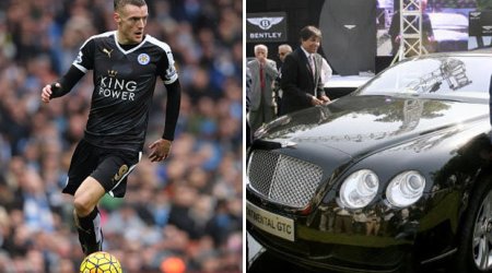 Leicester's Cinderella Man man Jamie Vardy splashes out on £100,000 car