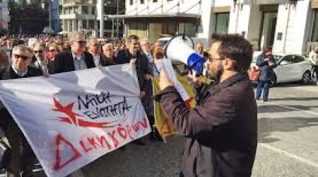 Акция греков против мигрантов