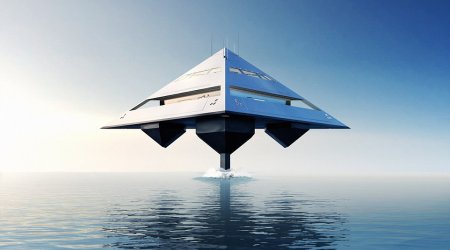 The luxurious superyacht that looks like an alien spaceship