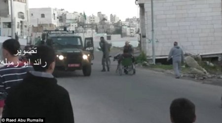 Disabled Palestinian man was knocked out of his wheelchair by Israeli police