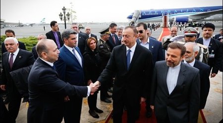 Azərbaycan prezidentinin İrana səfəri başladı