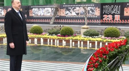 Prezident “Ana harayı” abidəsini ziyarət etdi