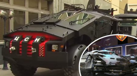 Russian military vehicles that look like Batmobiles