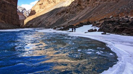 A frozen highway to an ancient kingdom