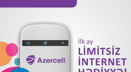 With Azercell - favorable internet everywhere