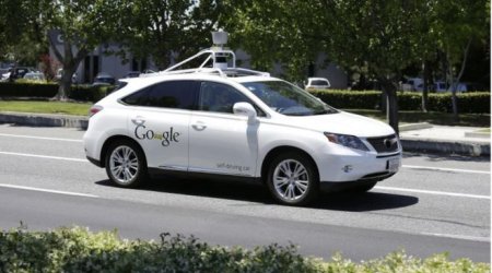 Google self-driving car hits a bus