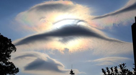 'Alien invasion' fears after incredible UFO clouds appear in the sky