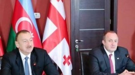 İlham Əliyev Giorgi Marqvelaşvili ilə görüşdü