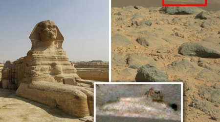 Sphinx spotted on Mars ‘proof of long-lost alien civilisation’