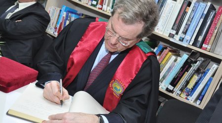 Devid Harris ADU-nun fəxri doktoru adına layiq görüldü - Fotolar