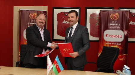 Bakcell “UEFA U-17 Avropa çempionatı Azərbaycan 2016”-nın rəsmi sponsoru oldu