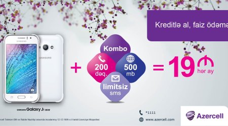 Opportunity to get Samsung J1 Ace cell phone for AZN 19