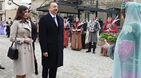 Azərbaycan prezidenti Novruz şənliyində iştirak edib