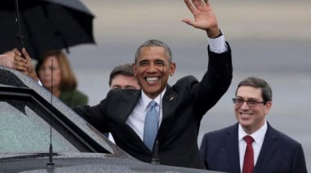 ABŞ prezidenti Kubada tarixi səfərdədir