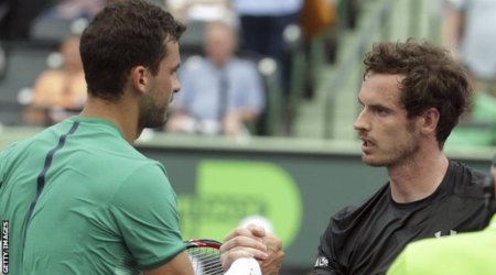 Andy Murray loses to Grigor Dimitrov in Miami Open