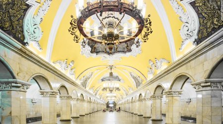 The ornate beauty of Moscow's palatial metro stations